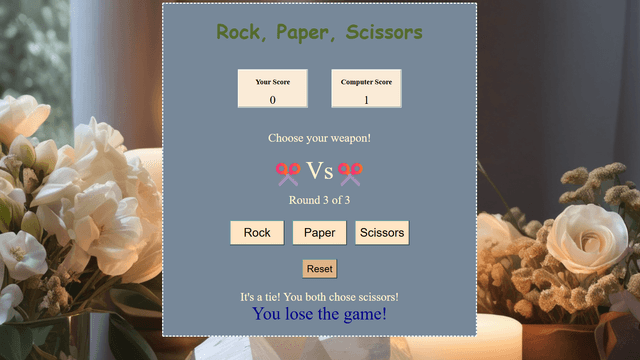 Rock, Paper, Scissors